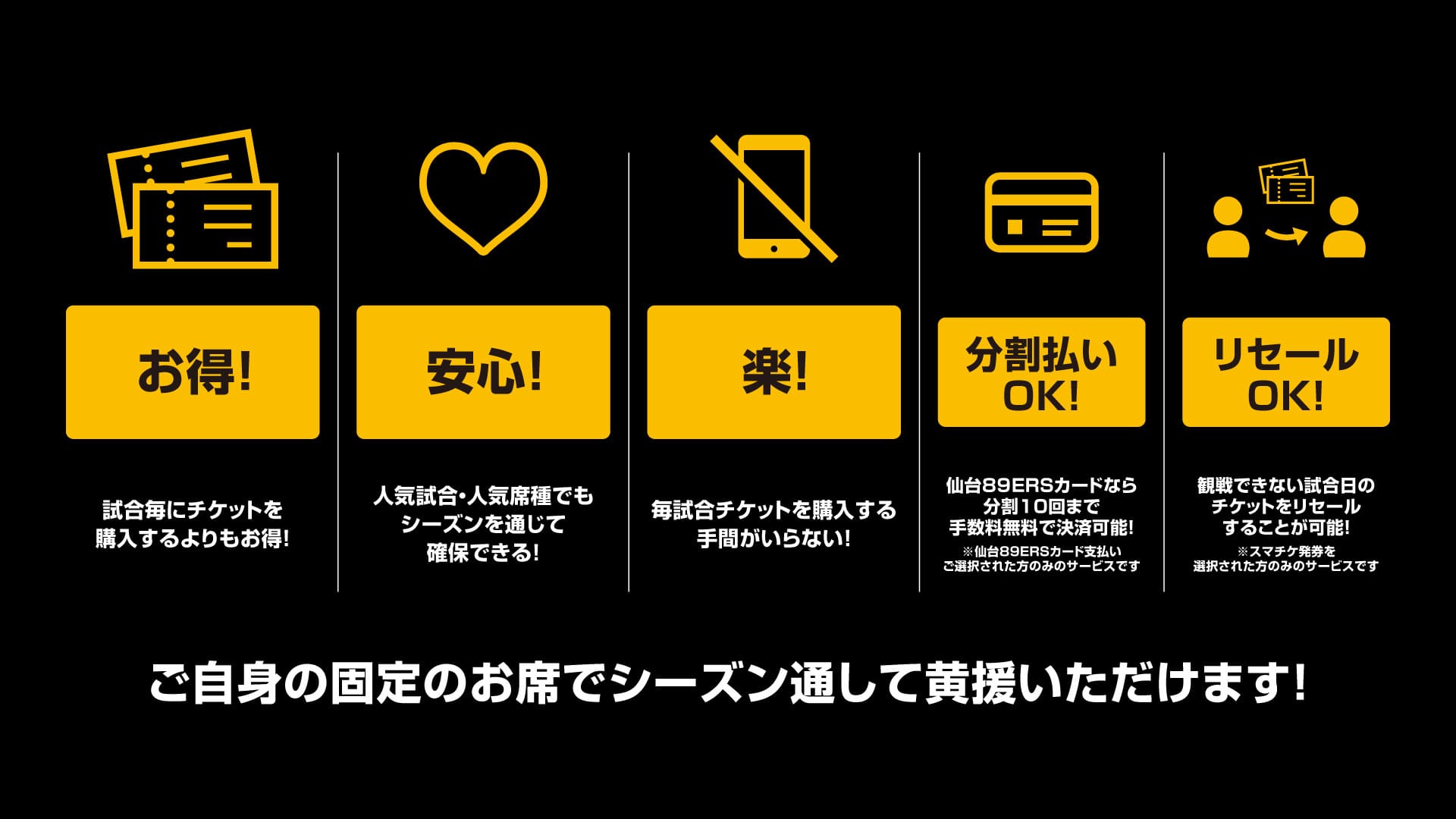 お得！安心！楽！分割払いOK！リセールOK！