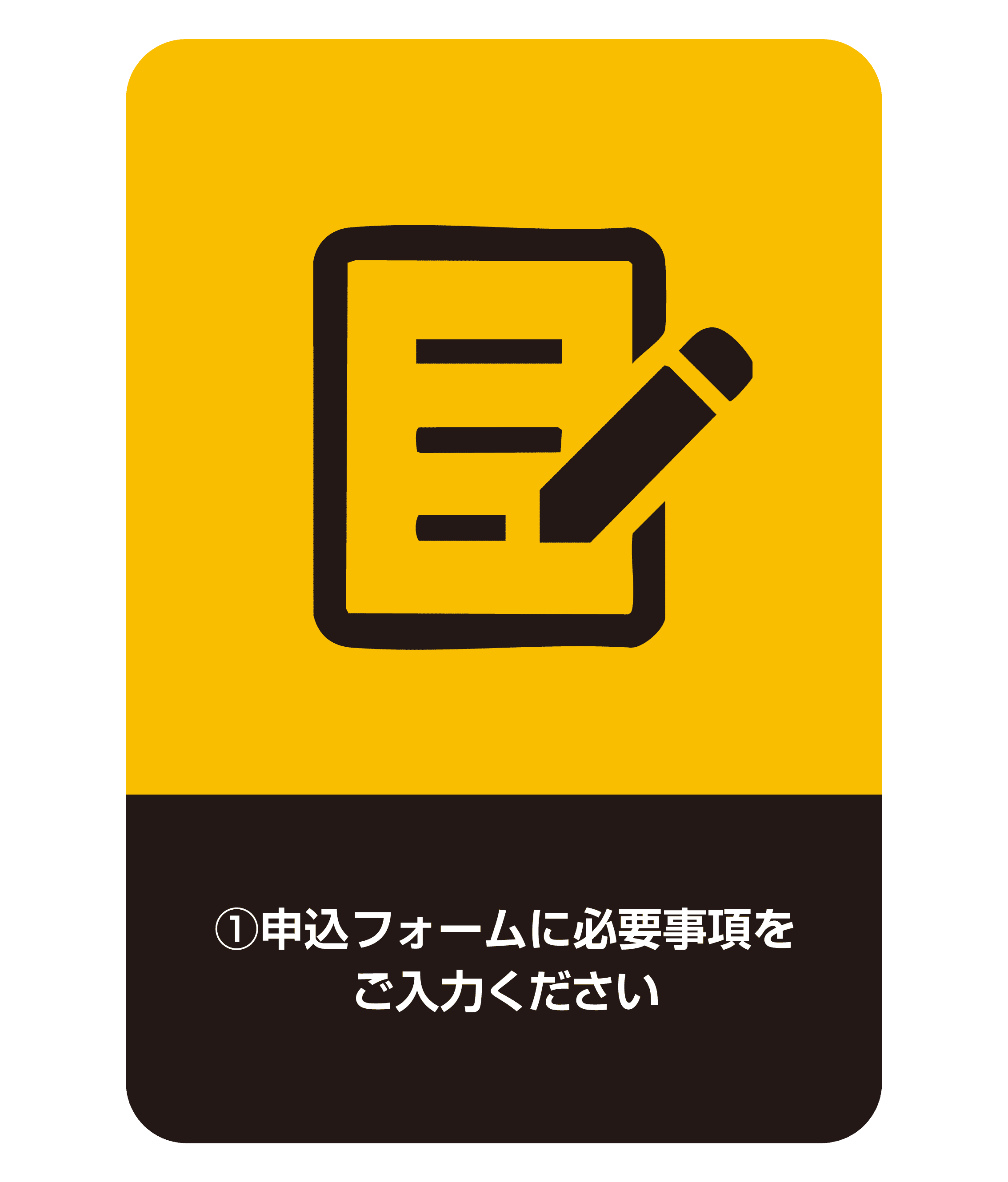 お申し込みの流れ1