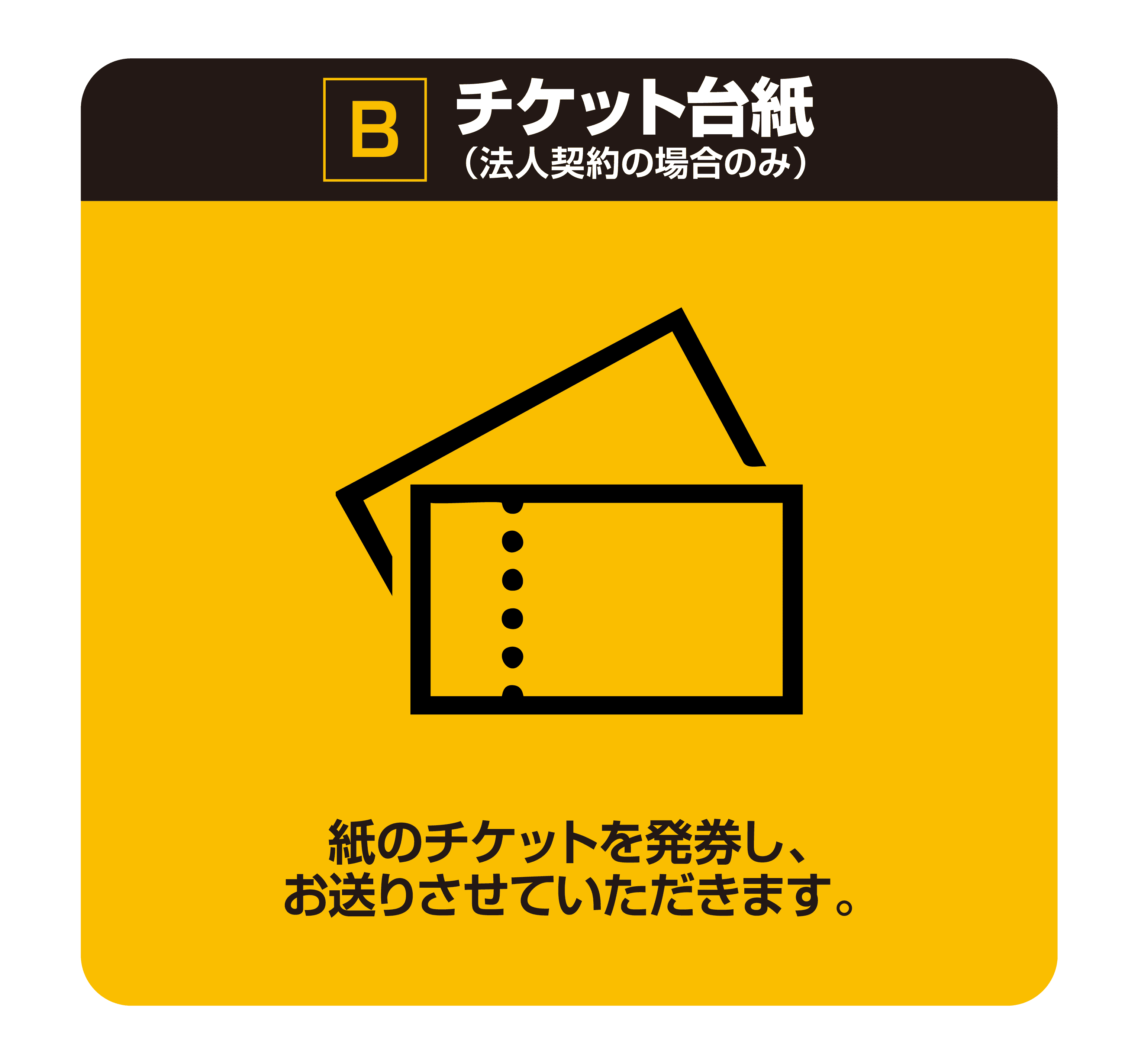 チケット台紙