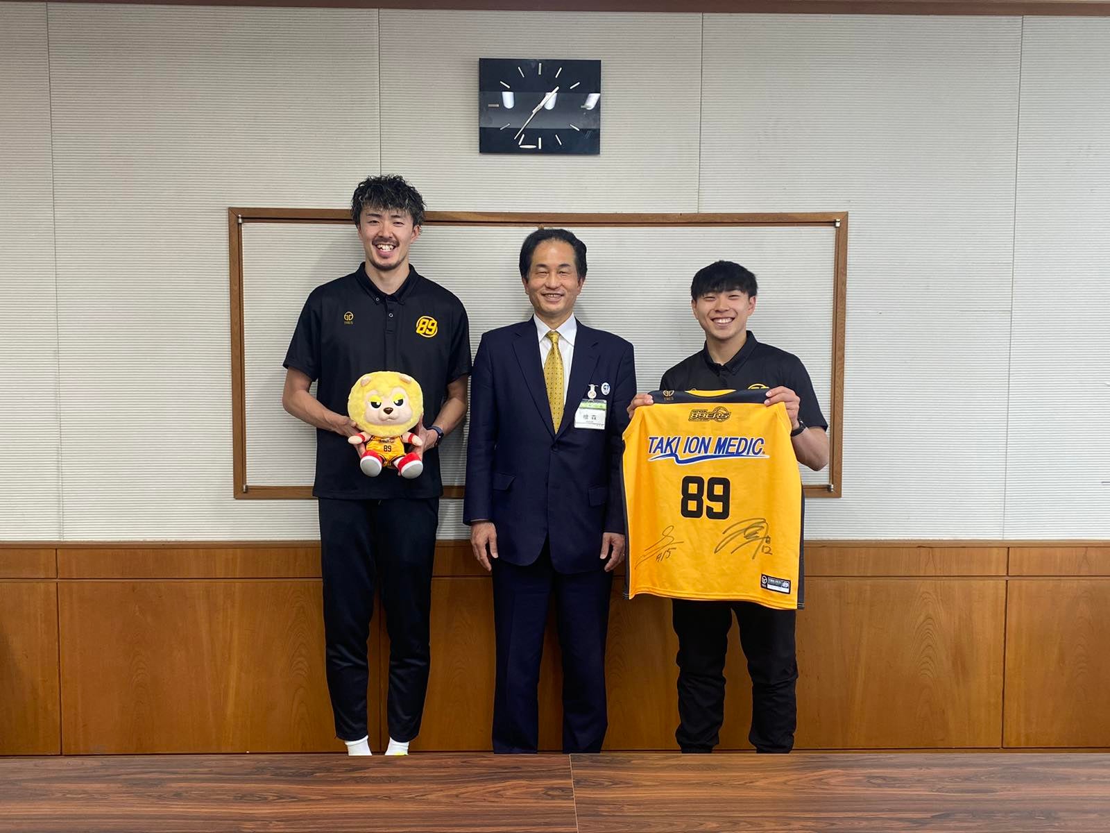 太白区長を表敬訪問いたしました | 仙台89ERS